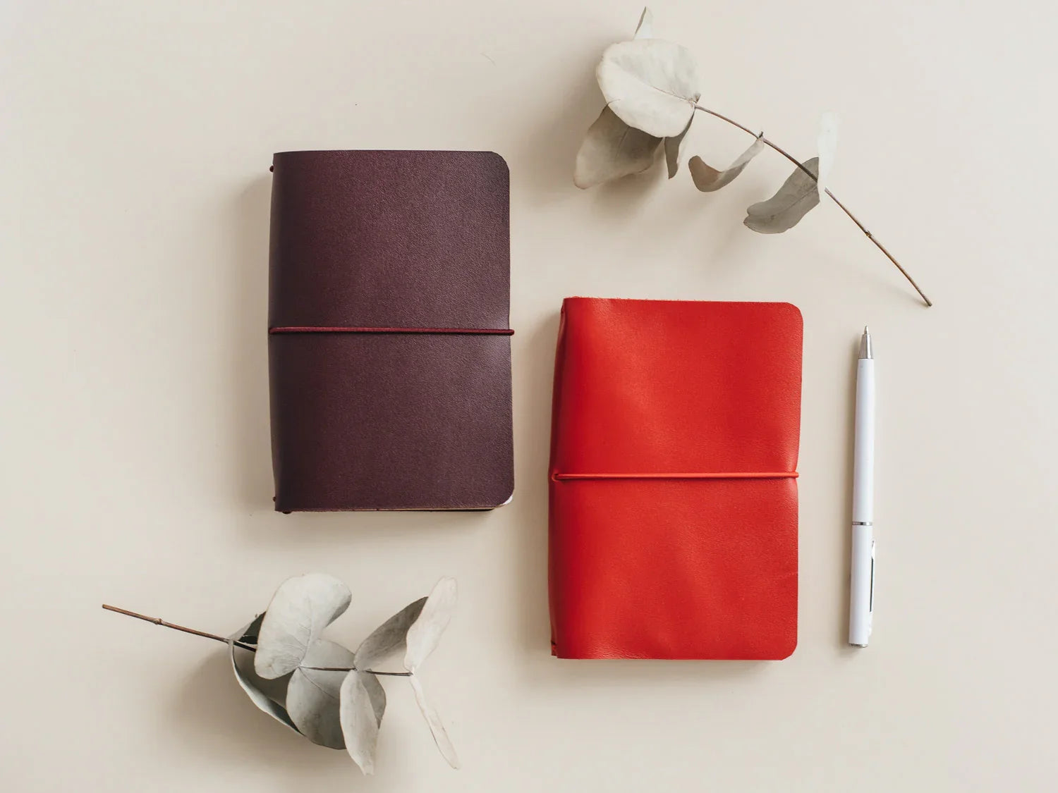 Refillable Leather Cover for Journals & Notebooks – A5, A6
