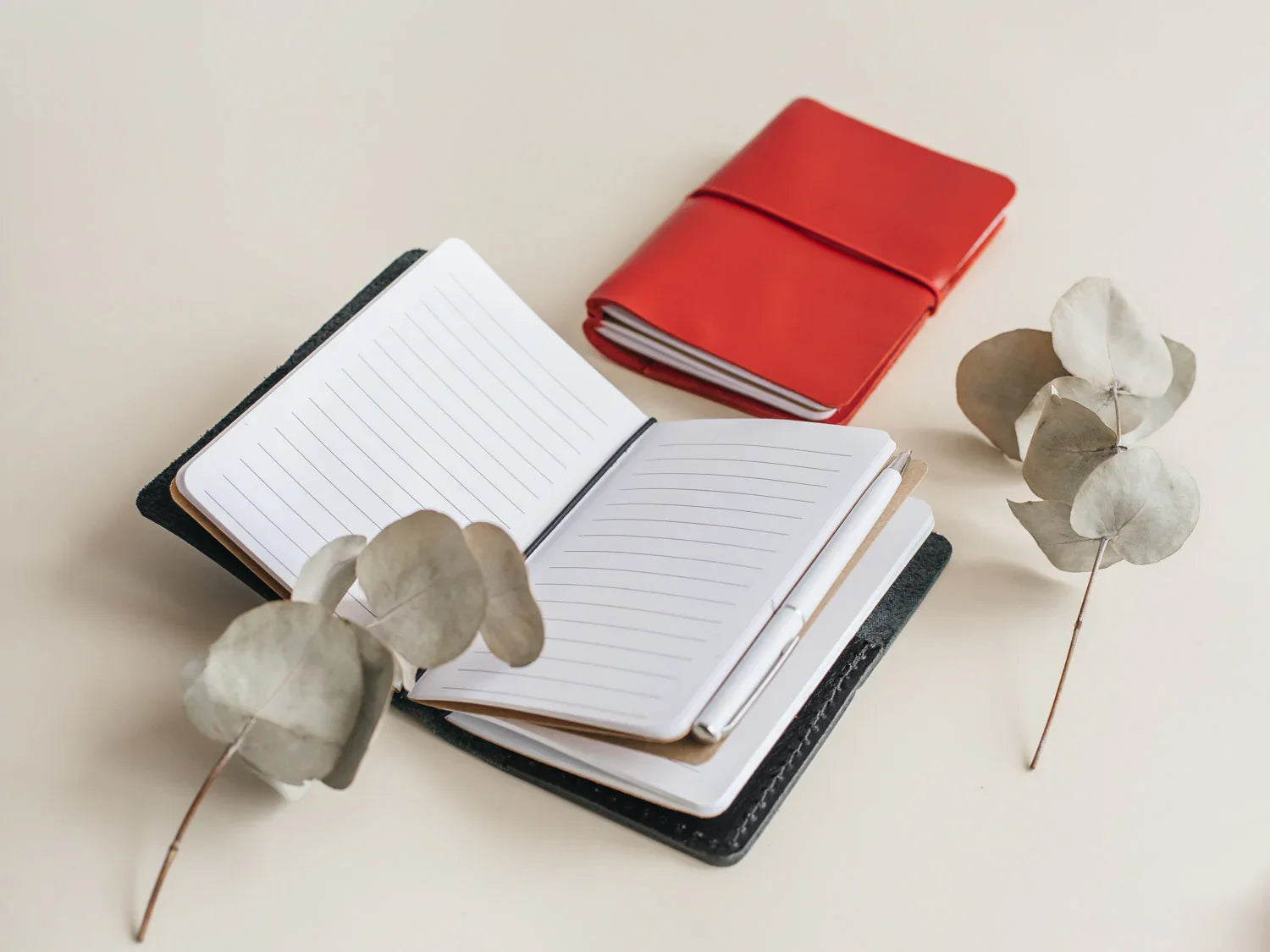 Refillable Leather Cover for Journals & Notebooks – A5, A6