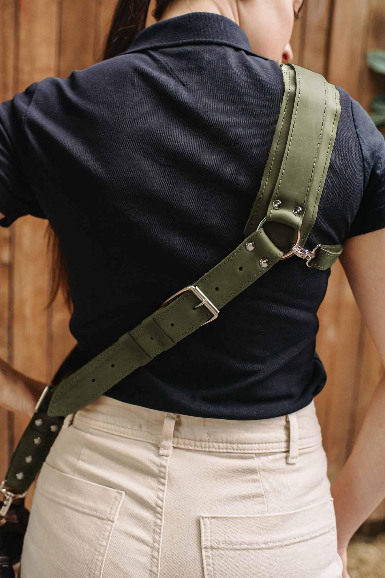 Leather Camera Harness – Adjustable Single Strap | Mono