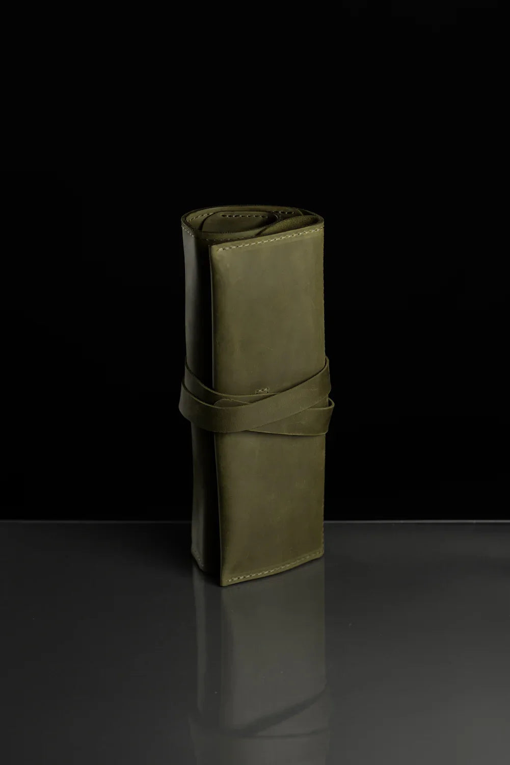 Artist’s Brush and Tool Roll – Handmade in Waxed Leather