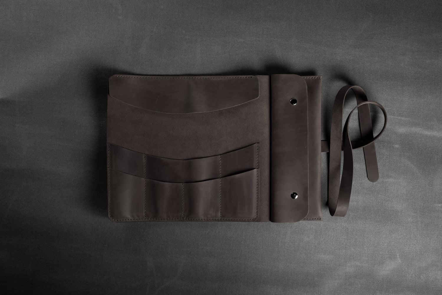 Artist’s Brush and Tool Roll – Handmade in Waxed Leather
