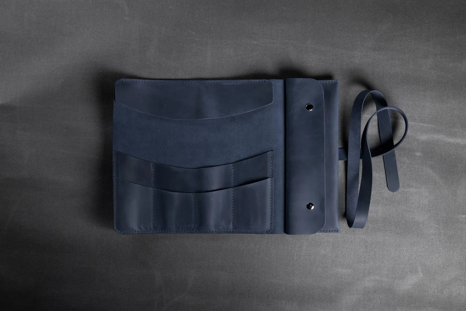 Artist’s Brush and Tool Roll – Handmade in Waxed Leather