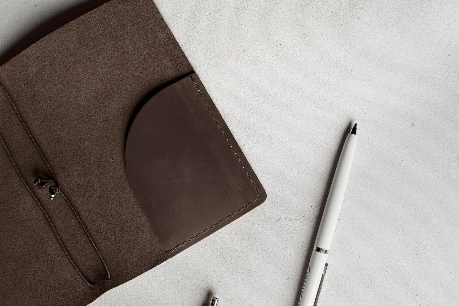Distressed Leather Refillable Notebook cover A6, A5, B6