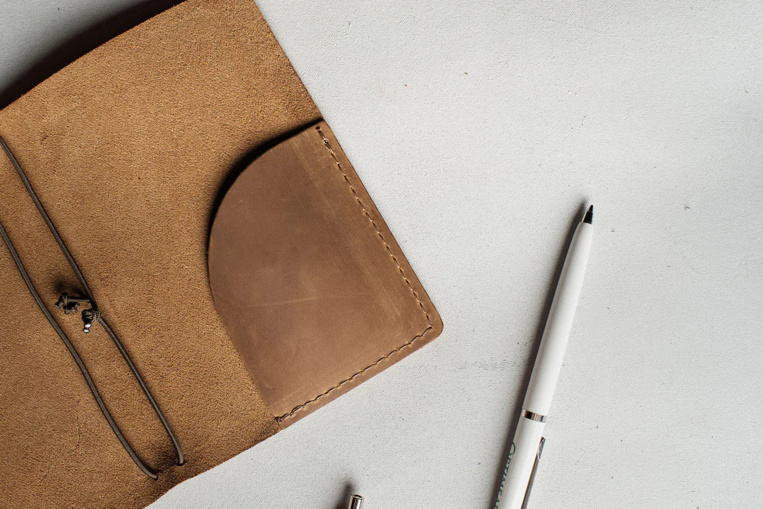 Distressed Leather Refillable Notebook cover A6, A5, B6