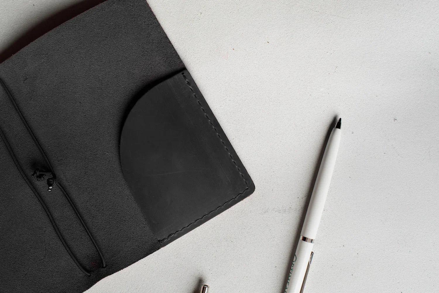 Distressed Leather Refillable Notebook cover A6, A5, B6