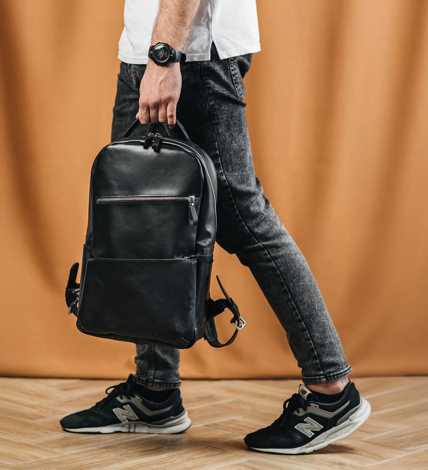 Smooth Leather Backpack for Work and Travel | Splay