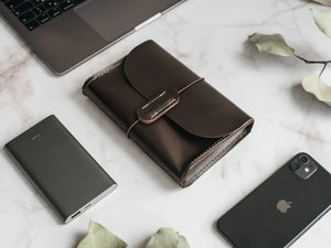 Leather Tech Pouch for Cables & Accessories | Saver