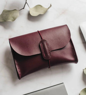 Leather Tech Pouch for Cables & Accessories | Saver