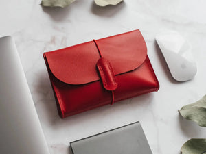 Leather Tech Pouch for Cables & Accessories | Saver