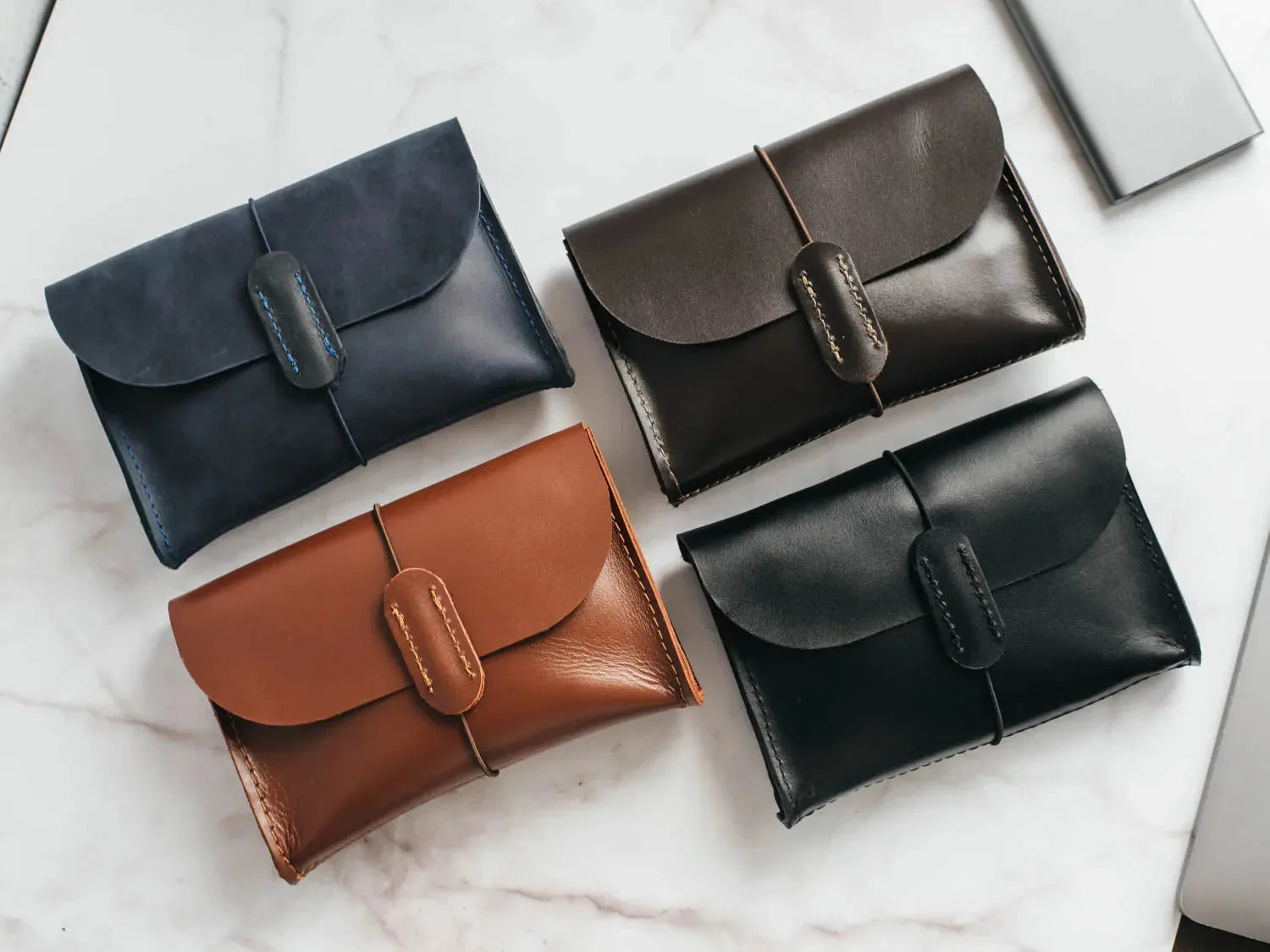 Leather Tech Pouch for Cables & Accessories | Saver