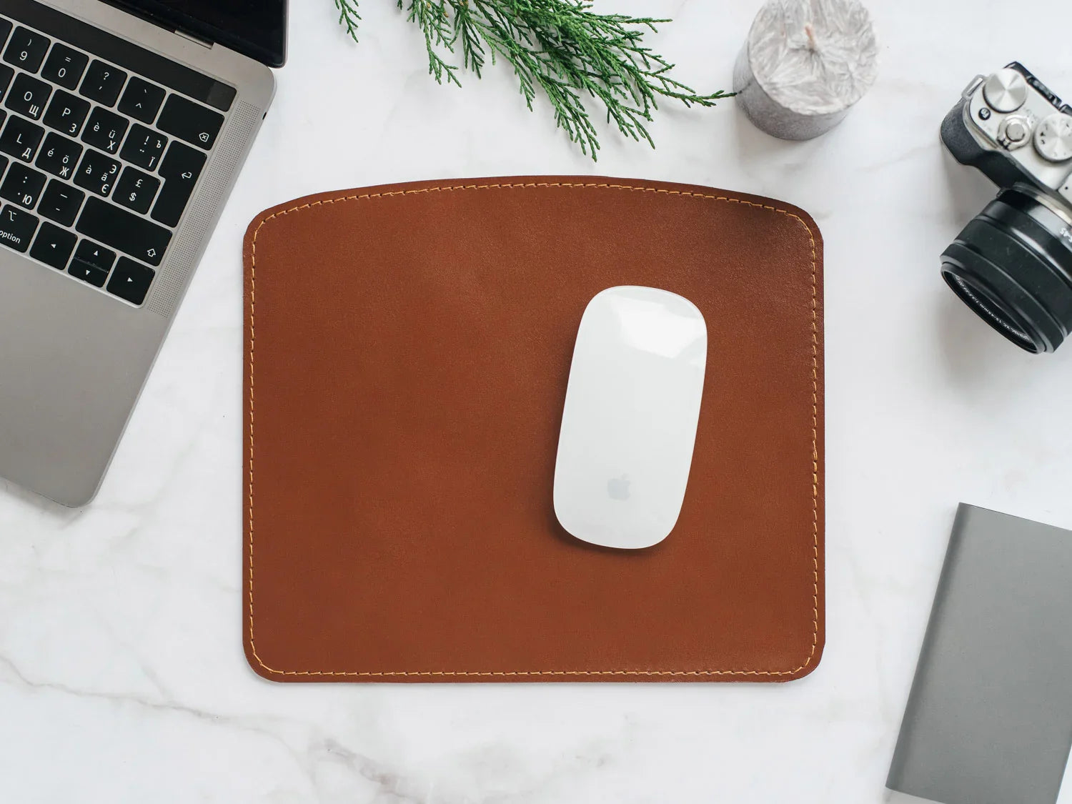 Business Leather Set – Briefcase & Notebook Cover with Practical Gifts