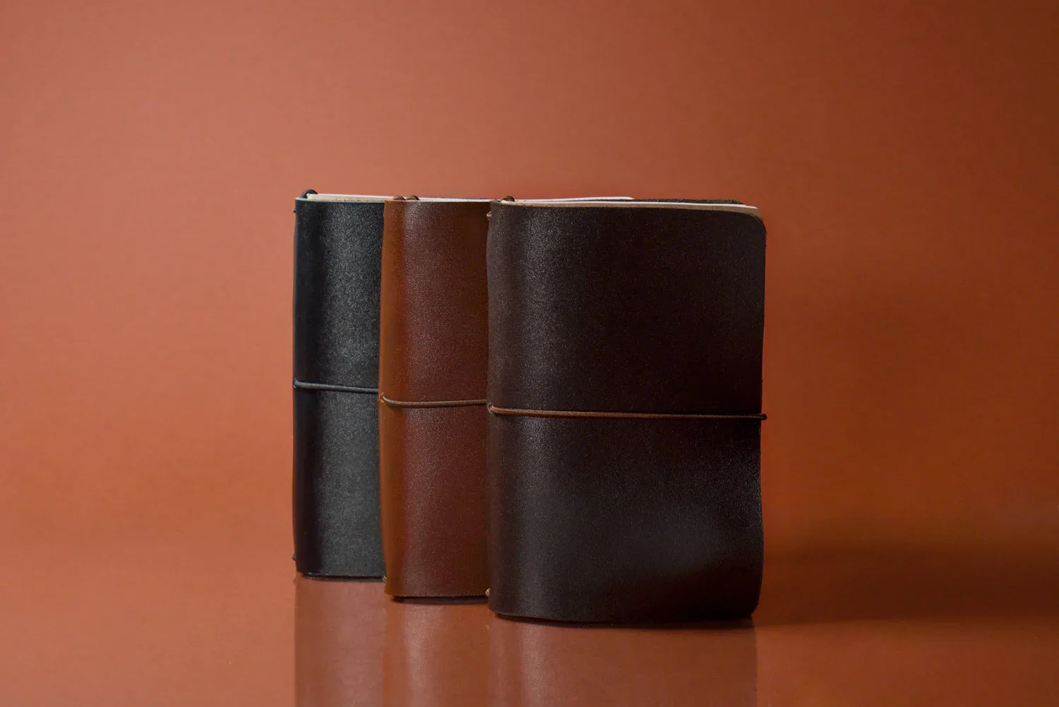 Refillable Leather Cover for Journals & Notebooks – A5, A6