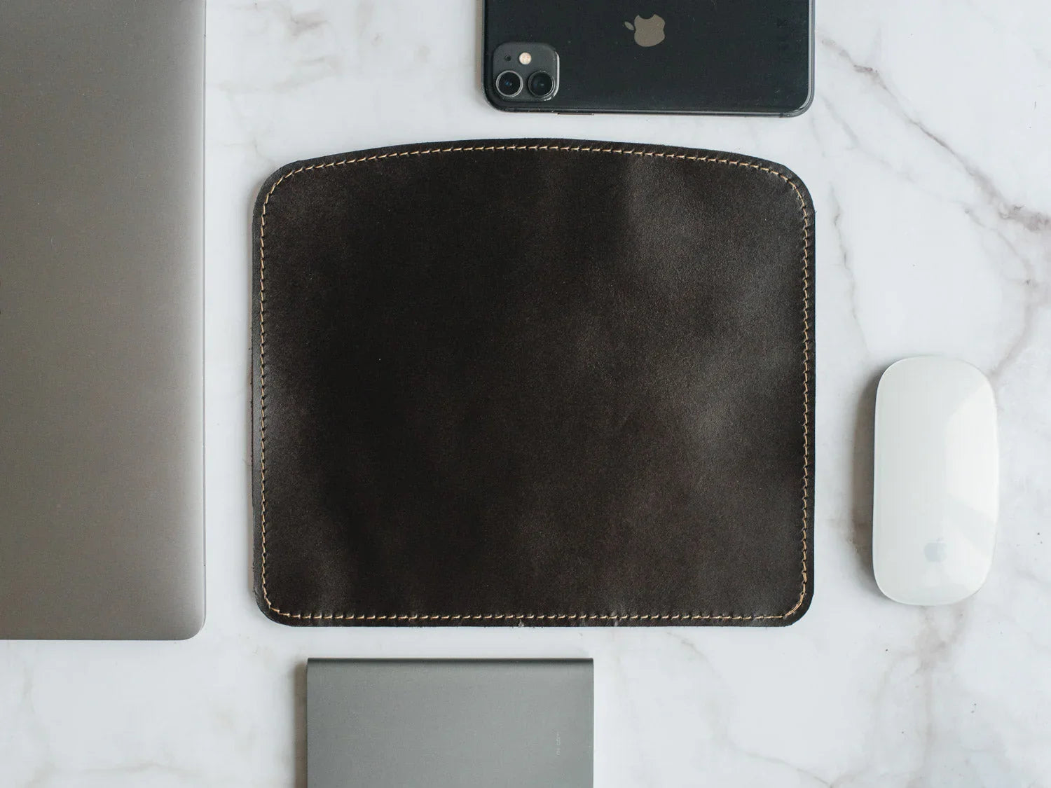 Sleek Leather Mousepad for Office or Home Use