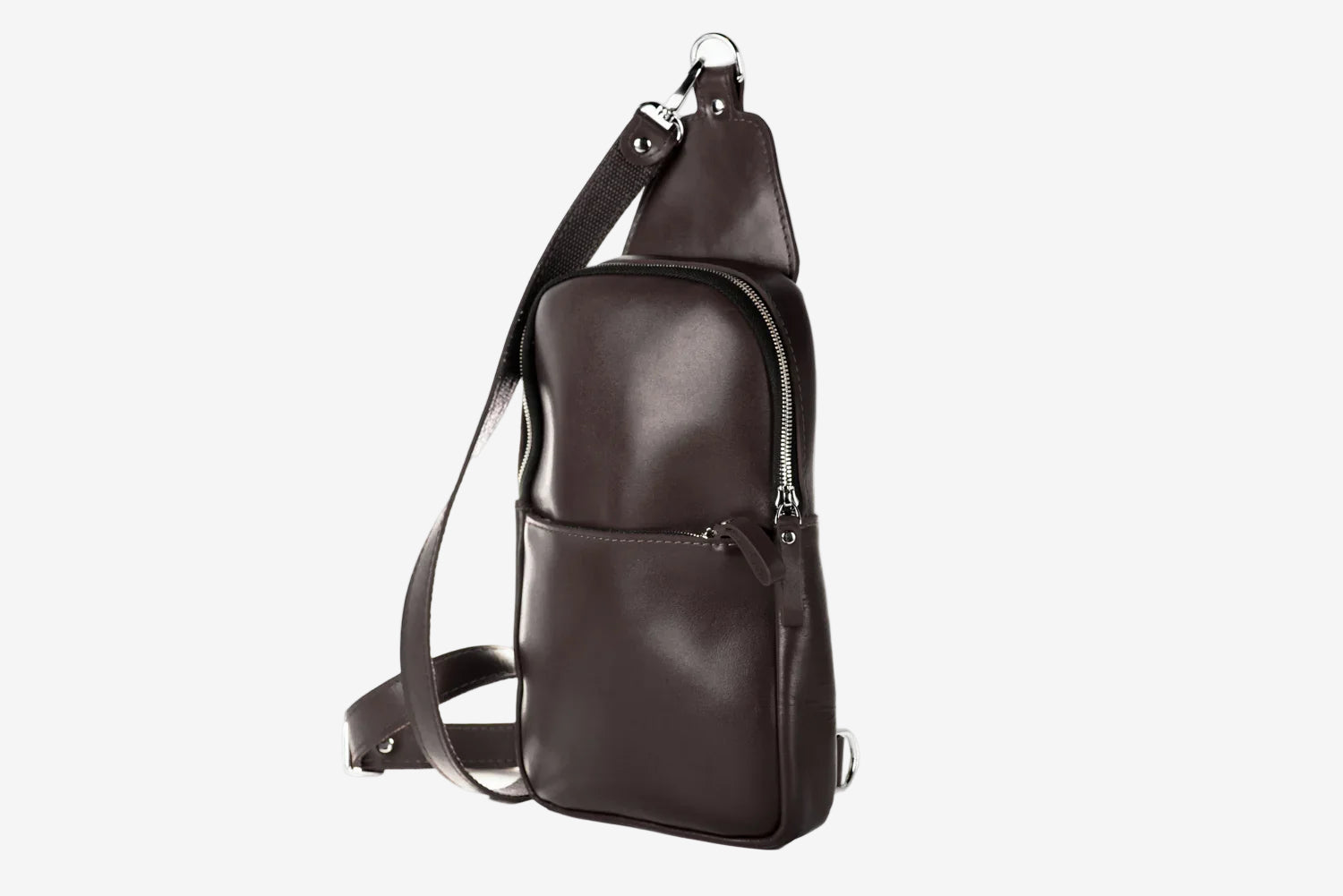 Smooth Leather Sling Bag – Everyday Men’s Crossbody