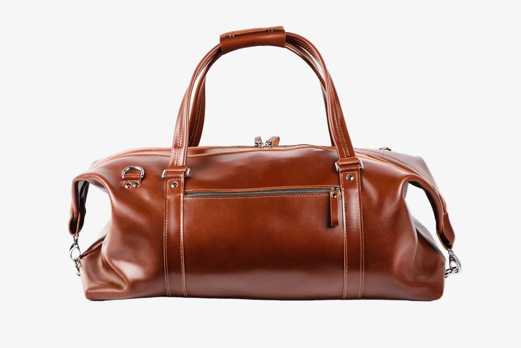 Smooth Leather Travel Bag – Men's Duffel for Weekend Getaways | Stout