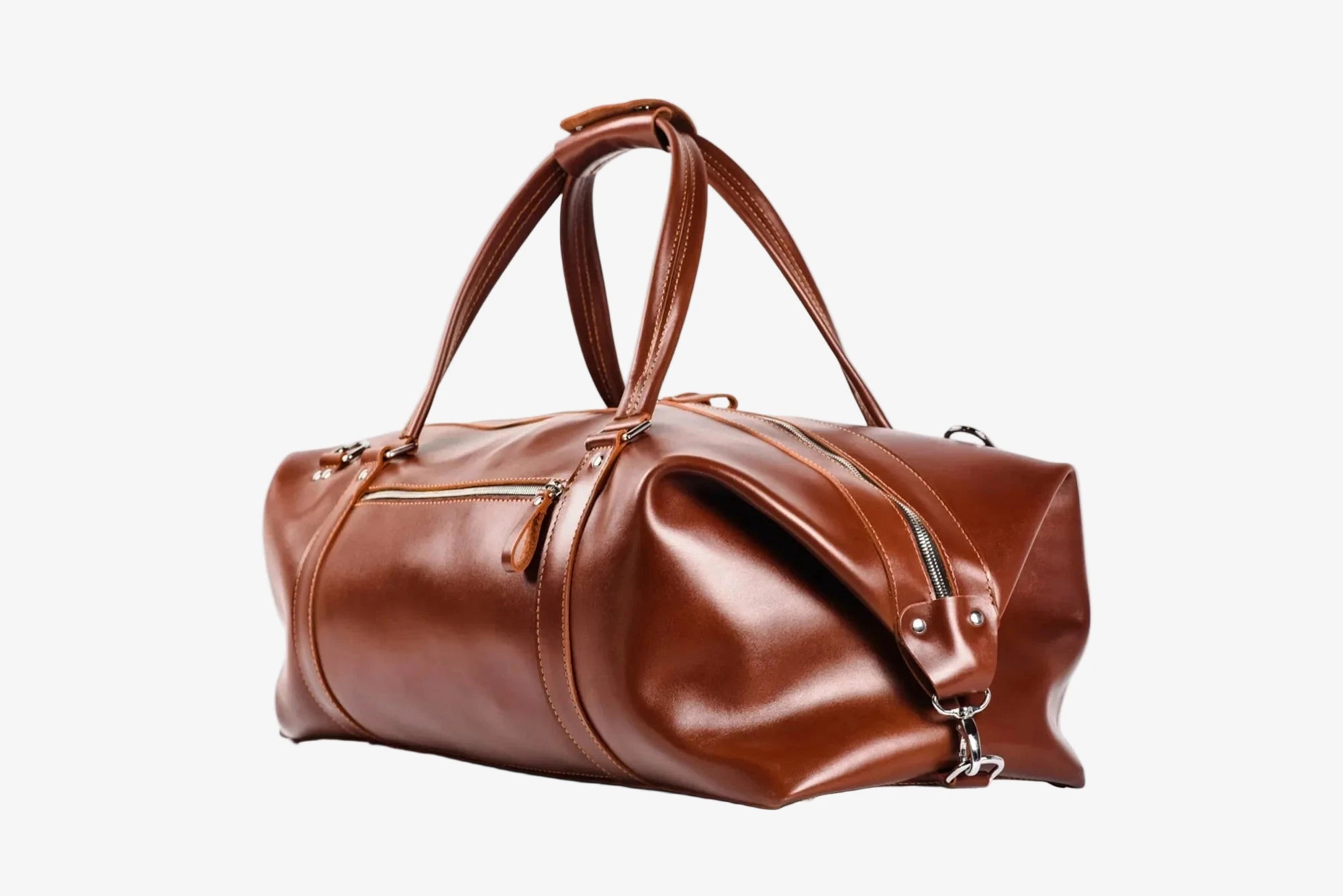 Smooth Leather Travel Bag – Men's Duffel for Weekend Getaways | Stout