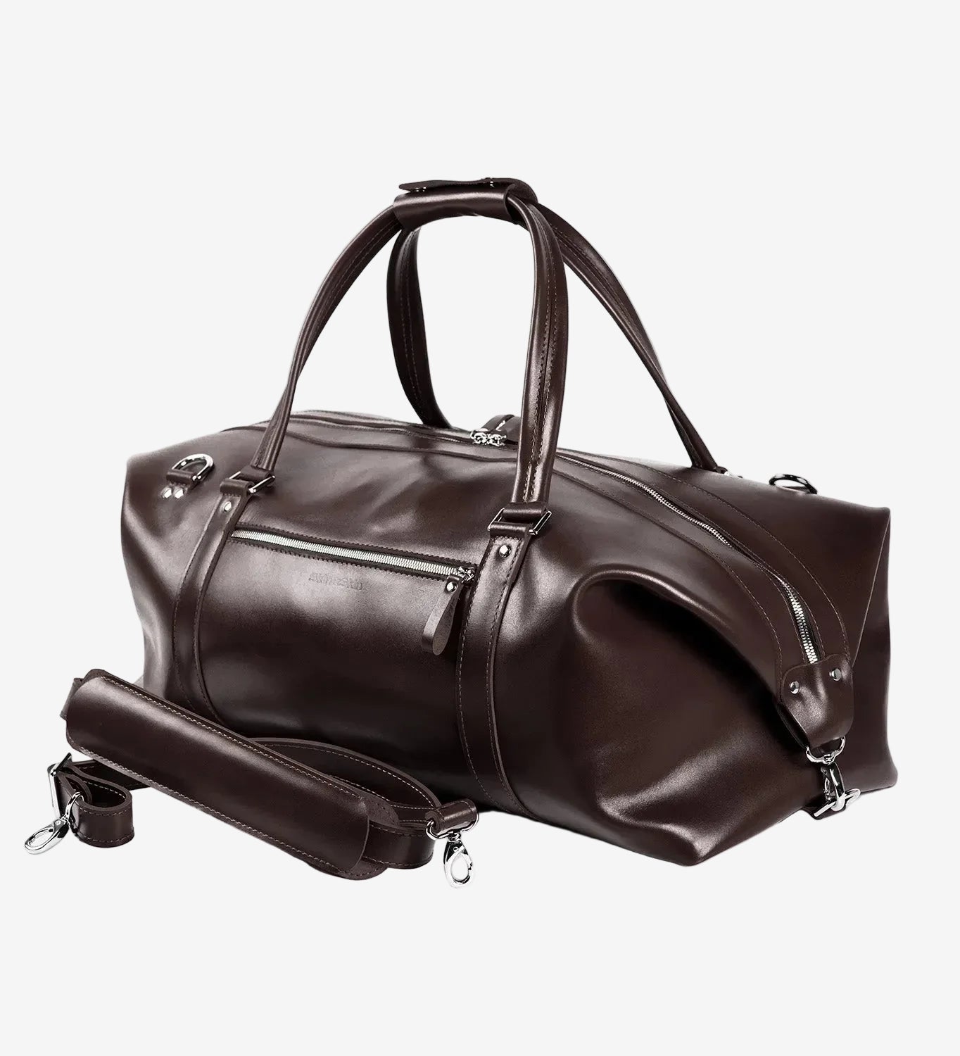 Smooth Leather Travel Bag – Men's Duffel for Weekend Getaways | Stout