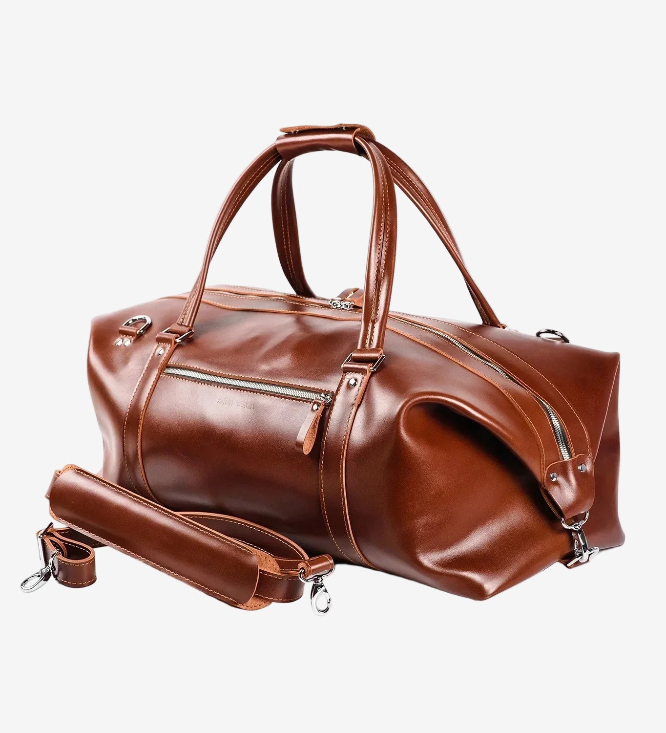 Smooth Leather Travel Bag – Men's Duffel for Weekend Getaways | Stout