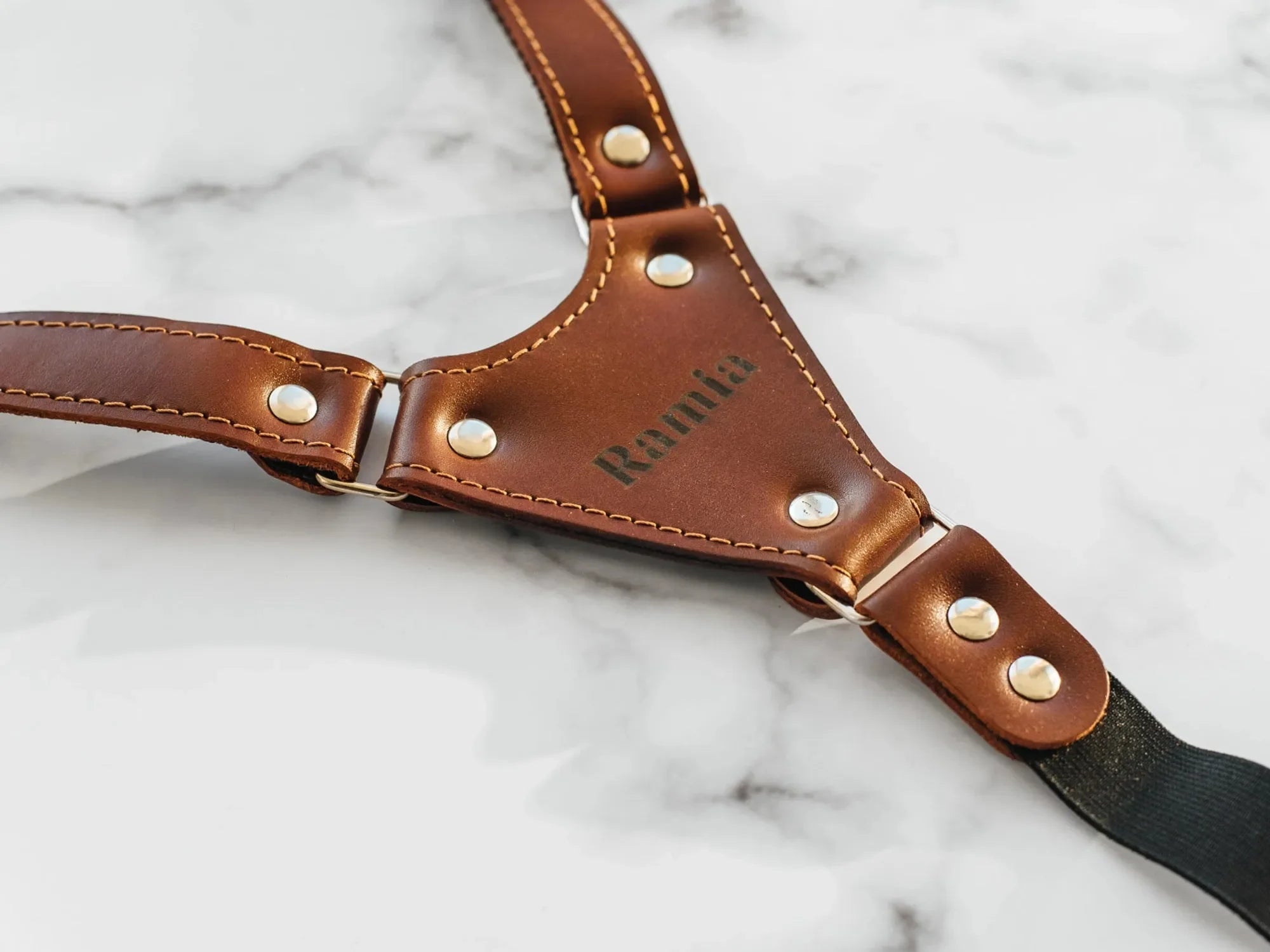 Premium Leather Suspenders – Adjustable with Metal Buckles