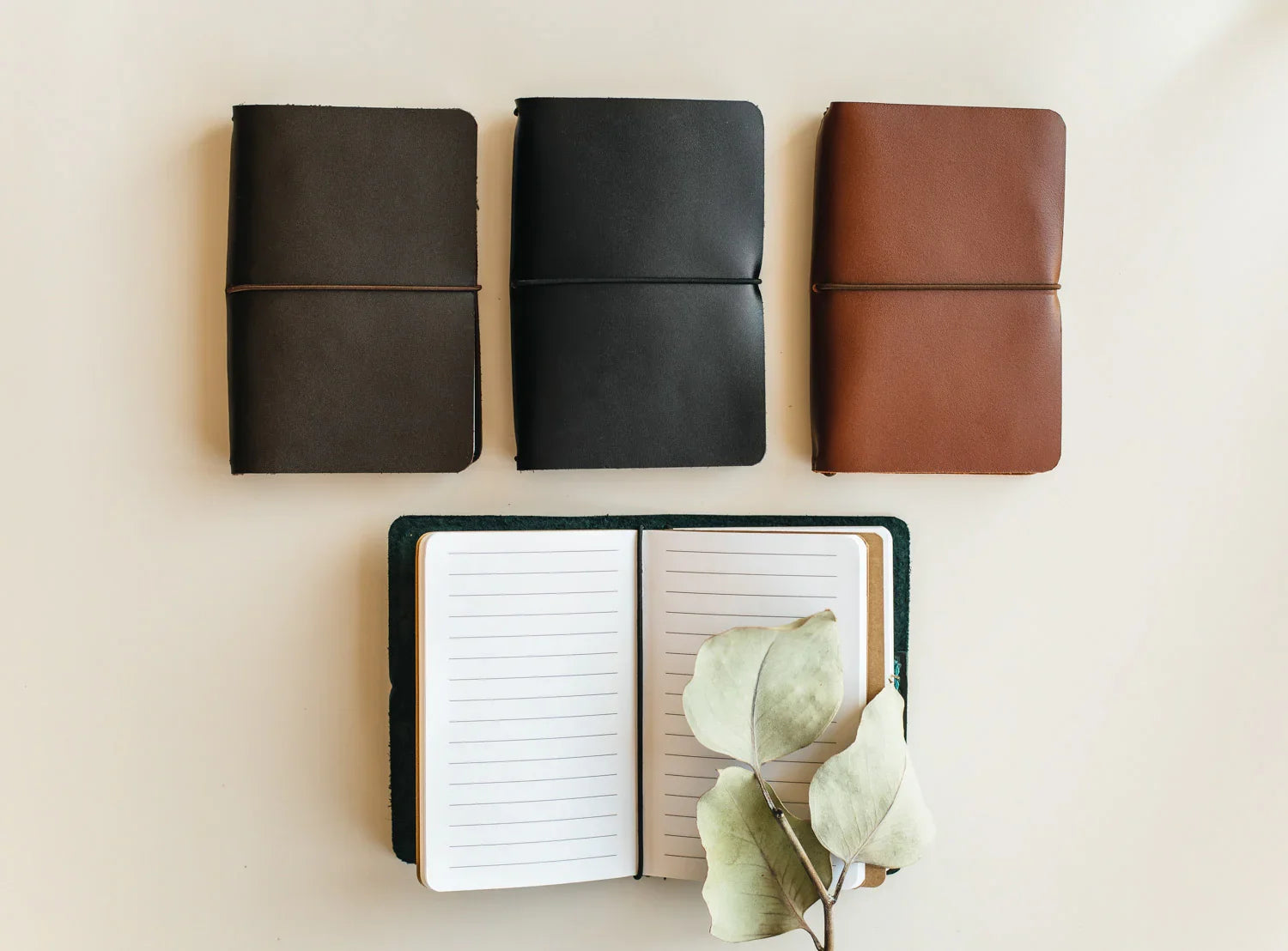 Refillable Leather Cover for Journals & Notebooks – A5, A6