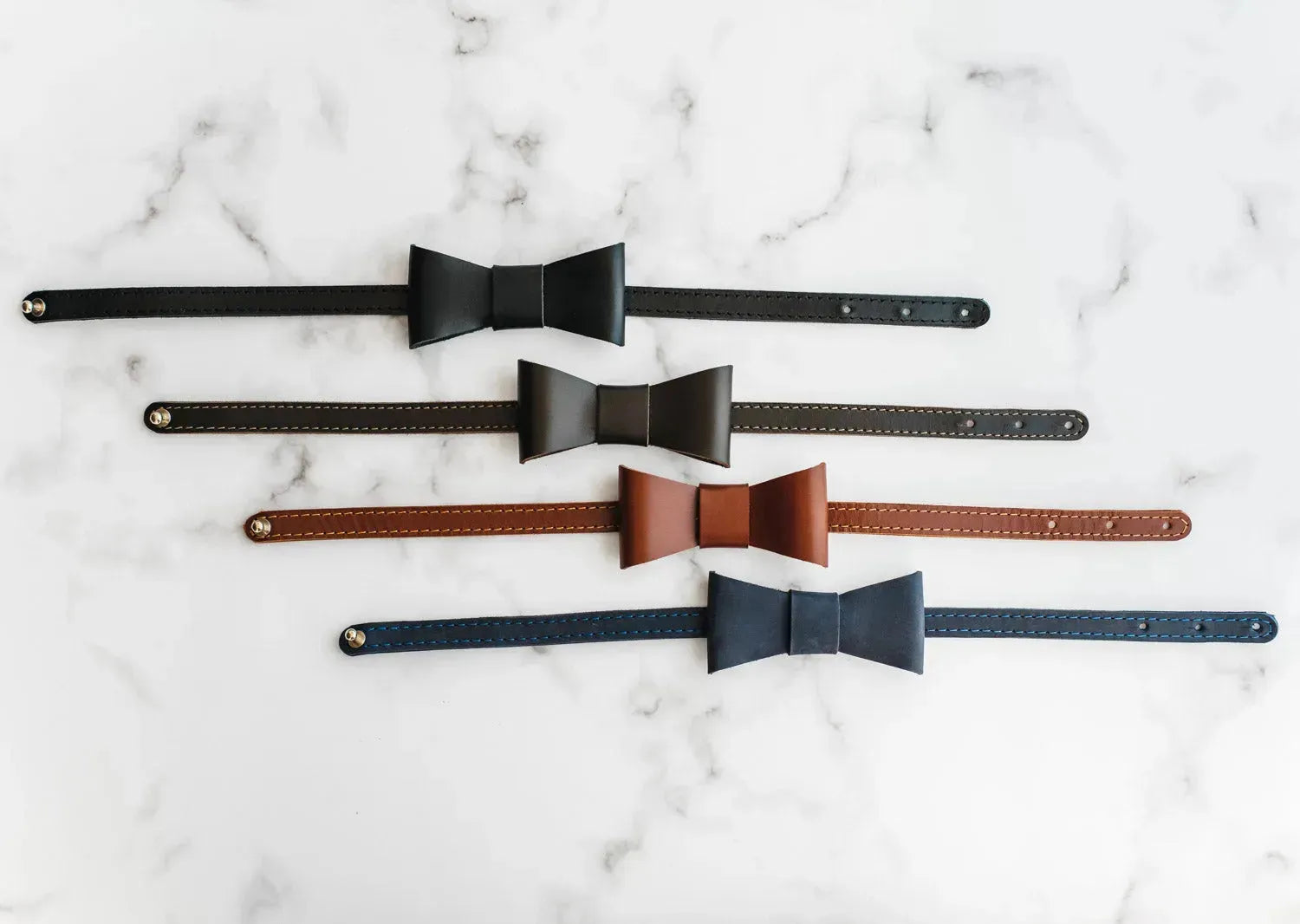 Handmade Leather Bow Tie – Groom, Wedding, Party Look