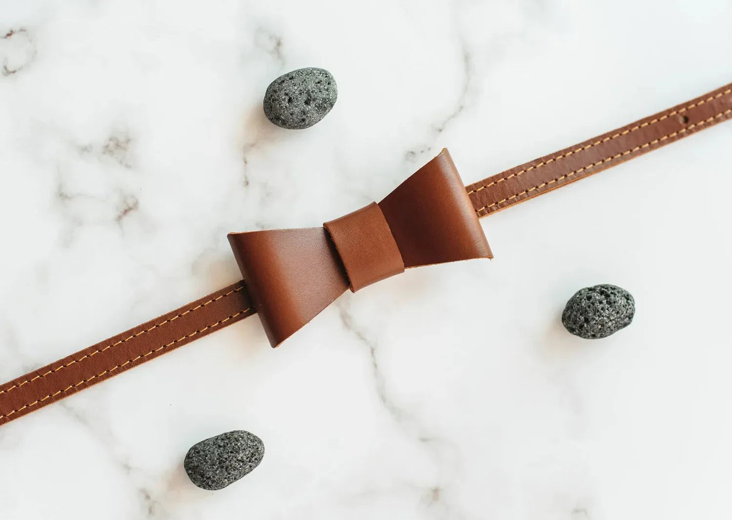 Handmade Leather Bow Tie – Groom, Wedding, Party Look