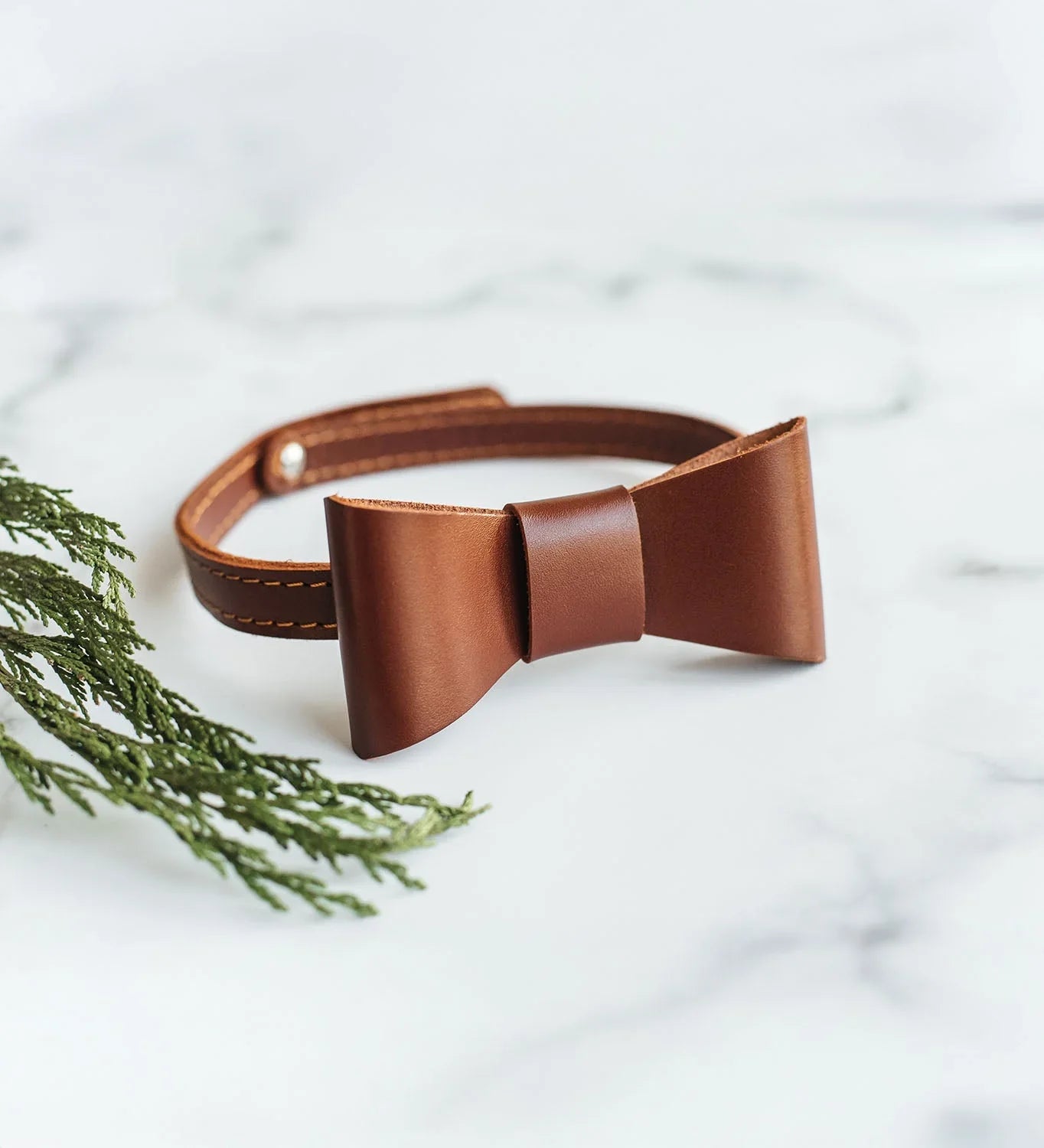 Handmade Leather Bow Tie – Groom, Wedding, Party Look