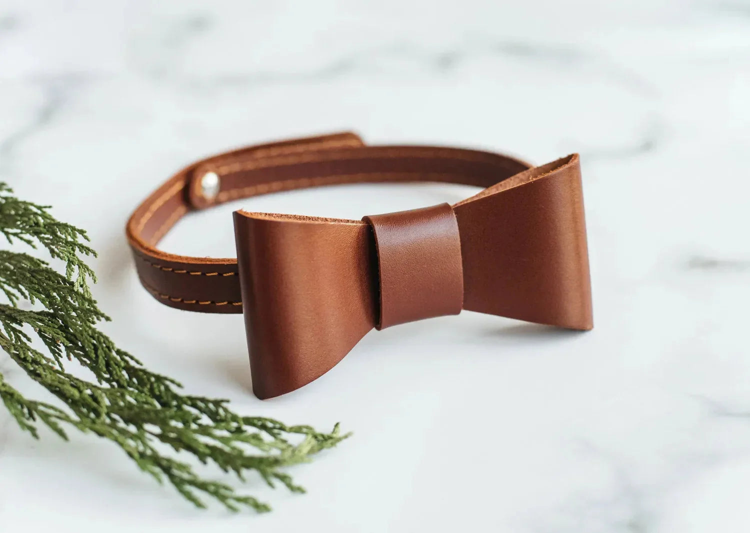 Handmade Leather Bow Tie – Groom, Wedding, Party Look