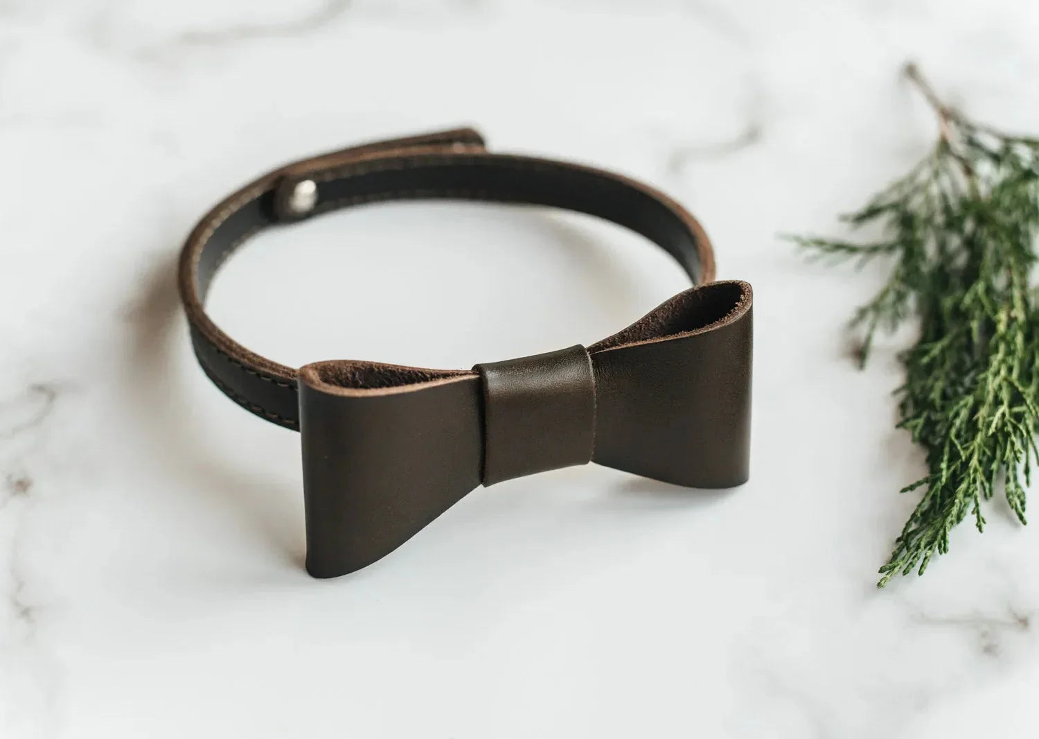 Handmade Leather Bow Tie – Groom, Wedding, Party Look