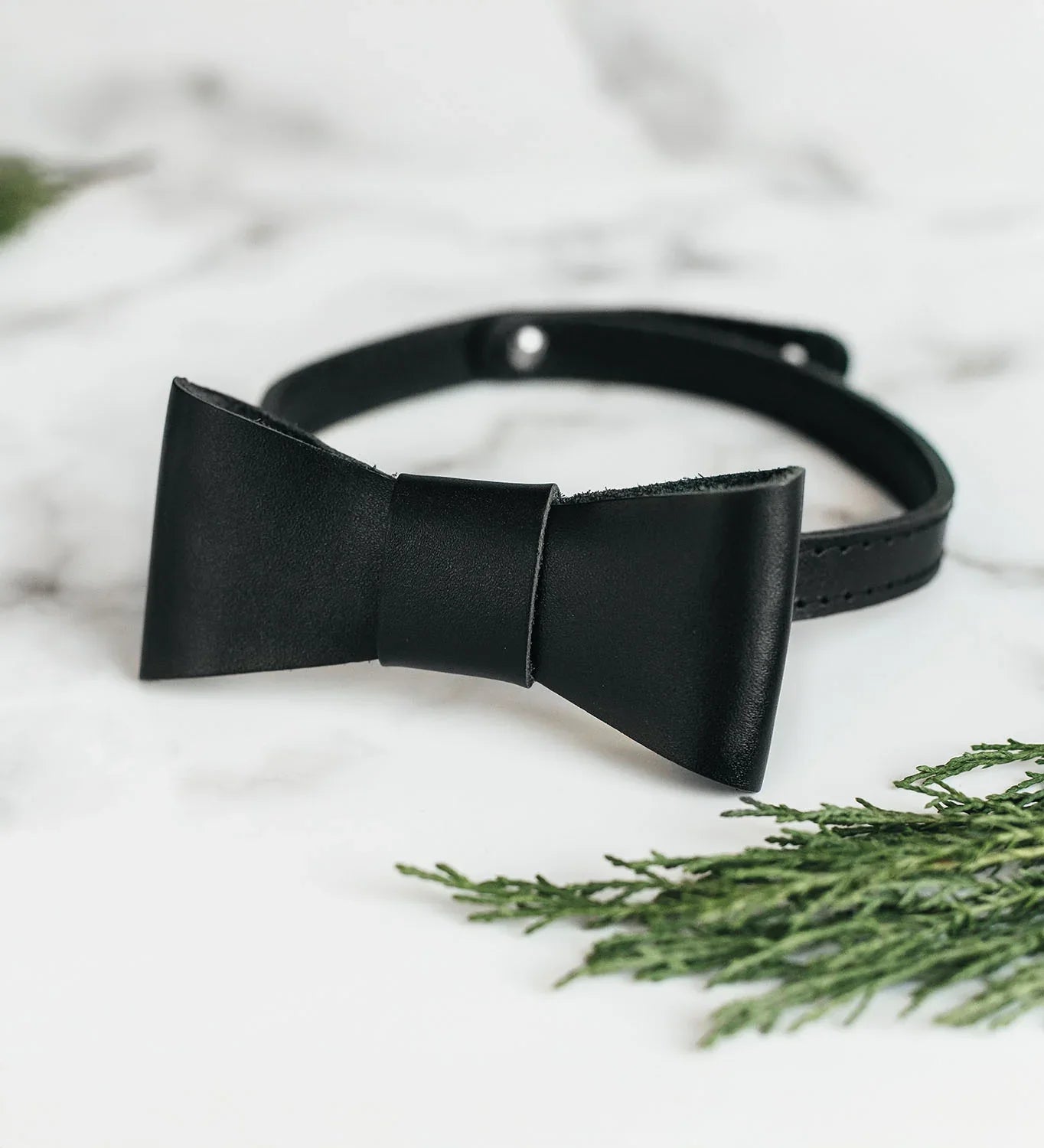 Handmade Leather Bow Tie – Groom, Wedding, Party Look