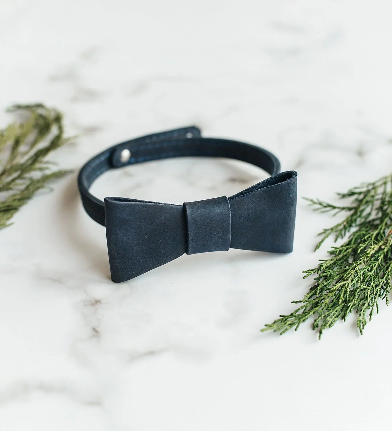 Rustic Leather Bow Tie – Perfect for Weddings or Events