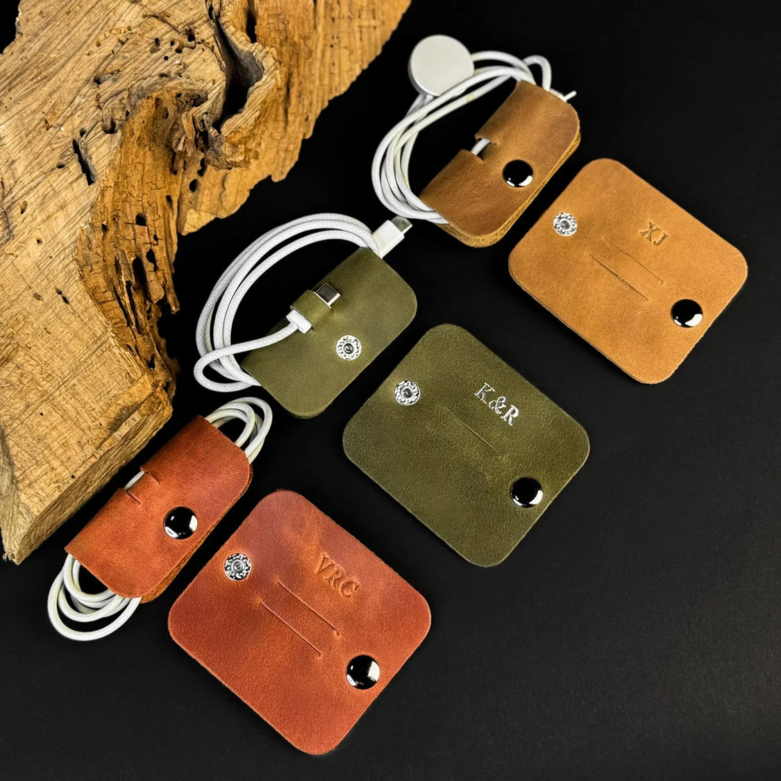 Leather Cable Clip – Wire & Cord Organizer