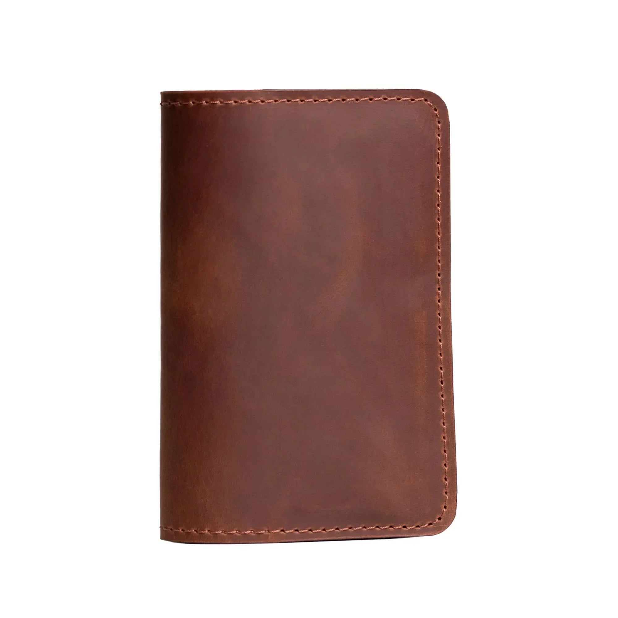 Distressed Leather Journal Cover – A6/A5/A4, Elastic + Pen Loop