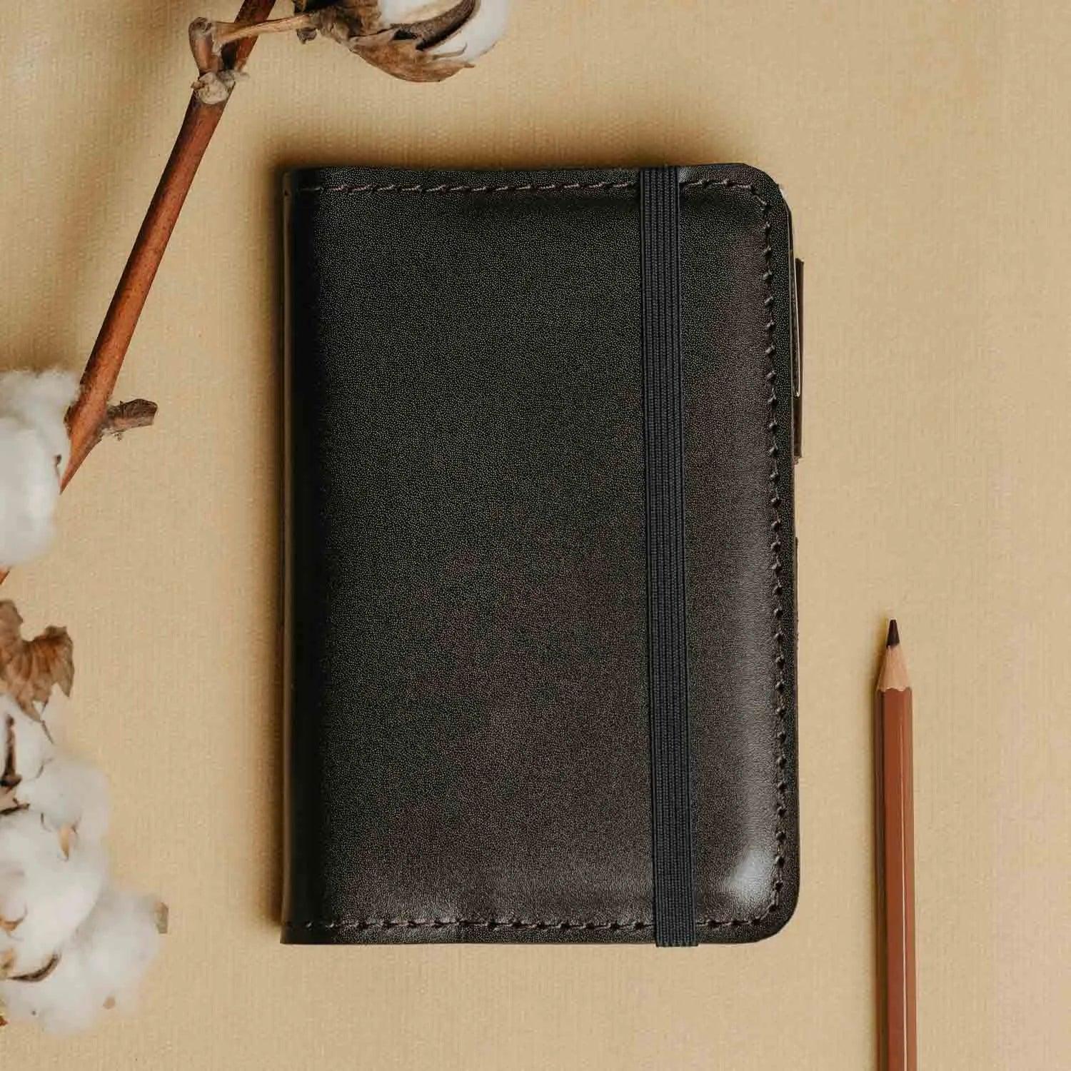 Smooth Refillable Leather Notebook – A6, A5, B5, B6, A4 Sizes