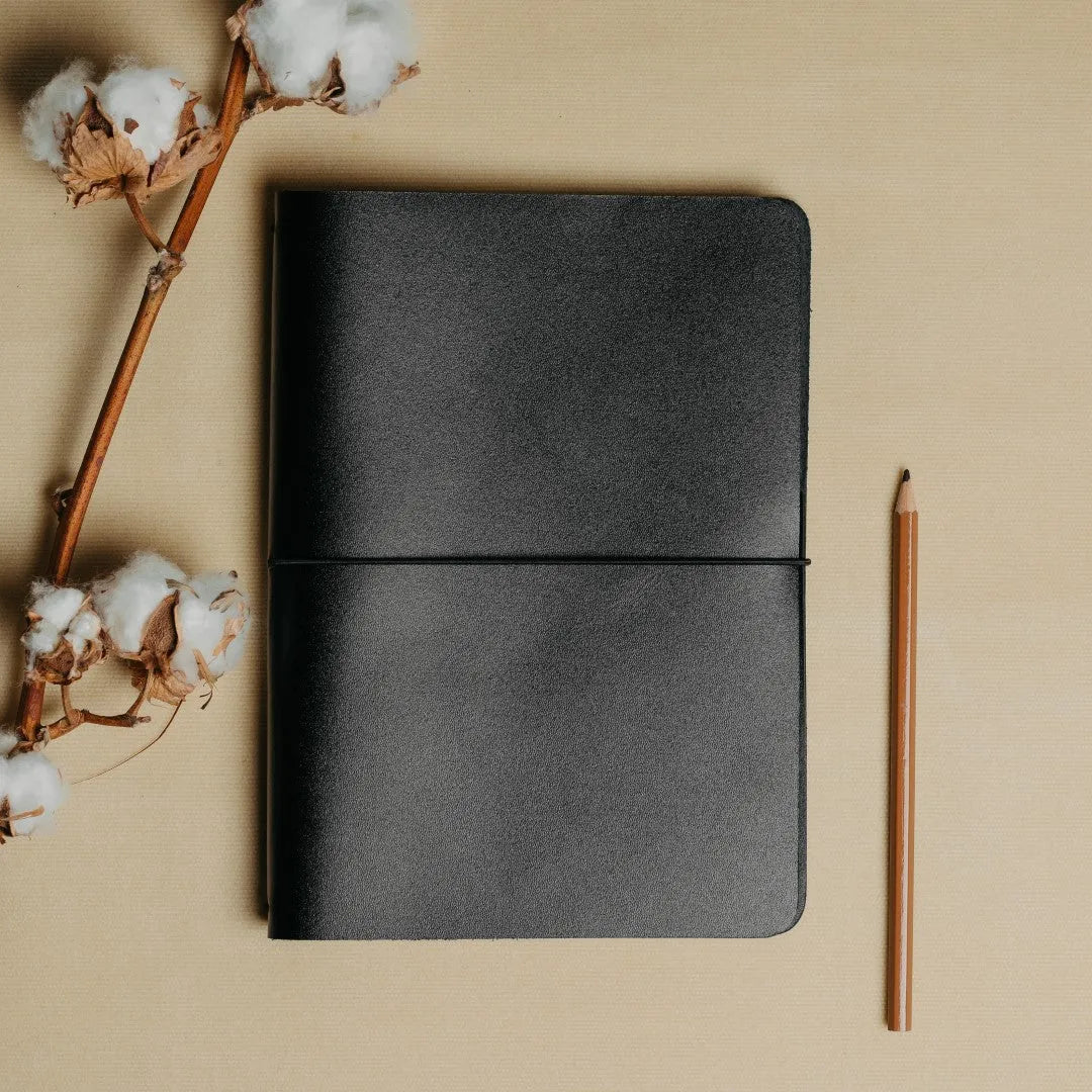 Refillable Leather Cover for Journals & Notebooks – A5, A6