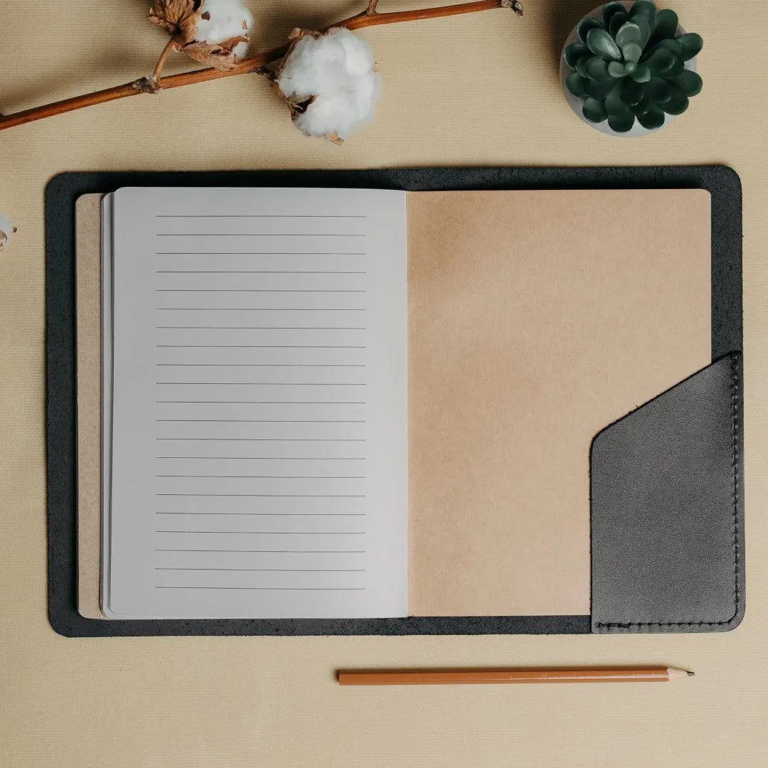 Refillable Leather Cover for Journals & Notebooks – A5, A6