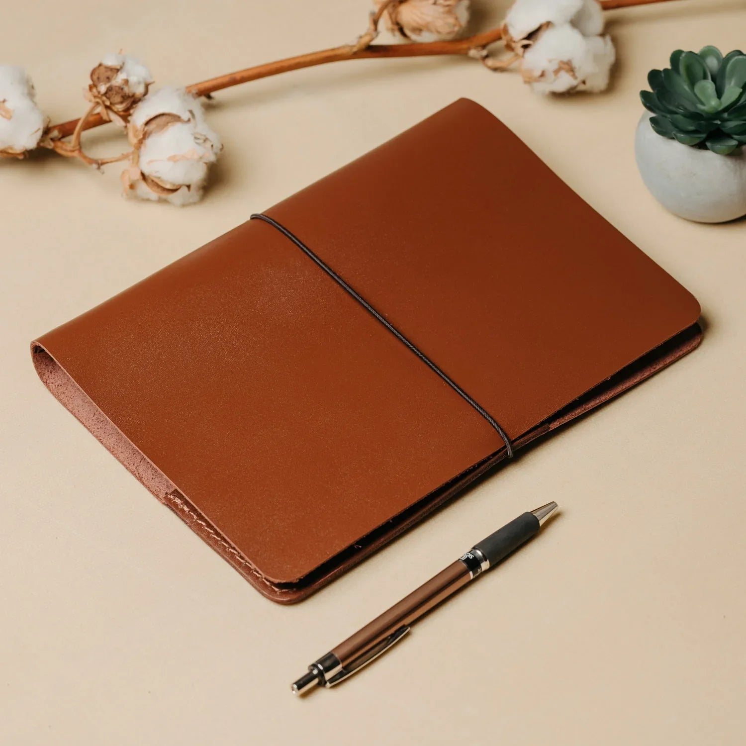 Refillable Leather Cover for Journals & Notebooks – A5, A6