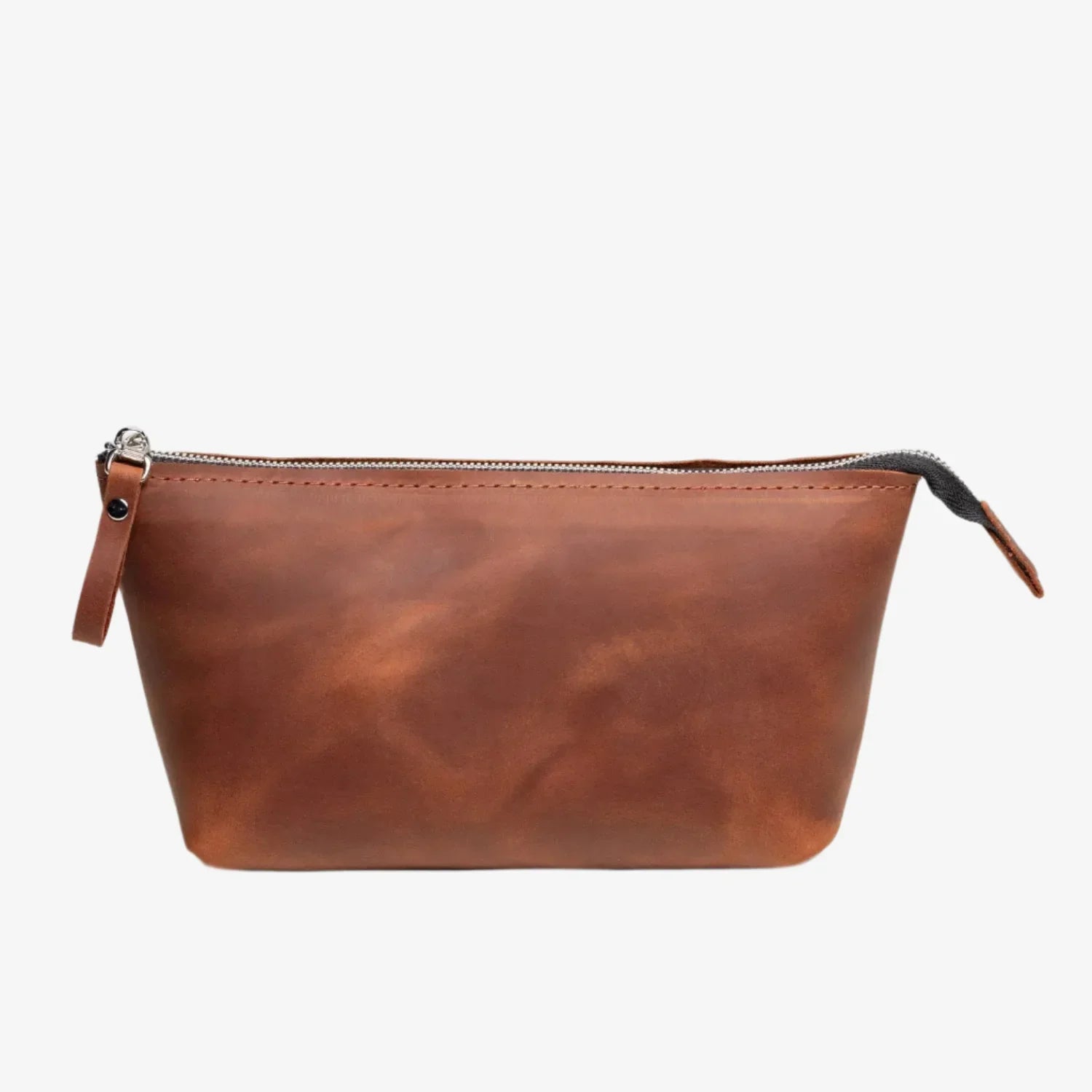 Leather Cosmetic Travel Bag – Matte Waxed Finish | Allure