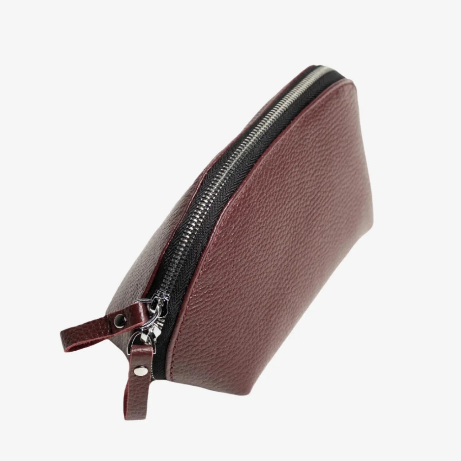 Full Grain Leather Makeup Bag for Women | Mirana