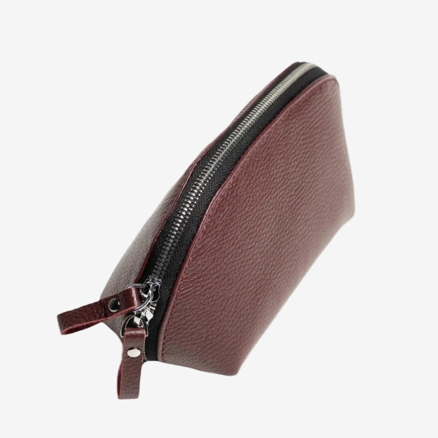 Full Grain Leather Makeup Bag for Women | Mirana