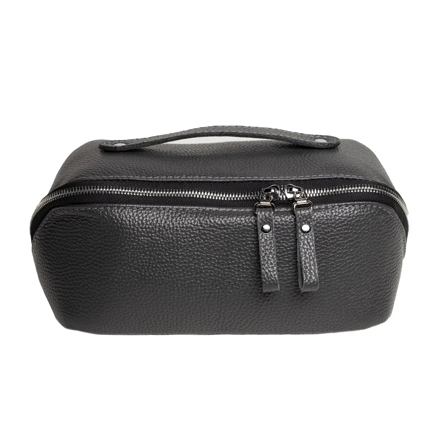 Full Grain Leather Cosmetic Bag β Travel Makeup Organizer | BeautyBox
