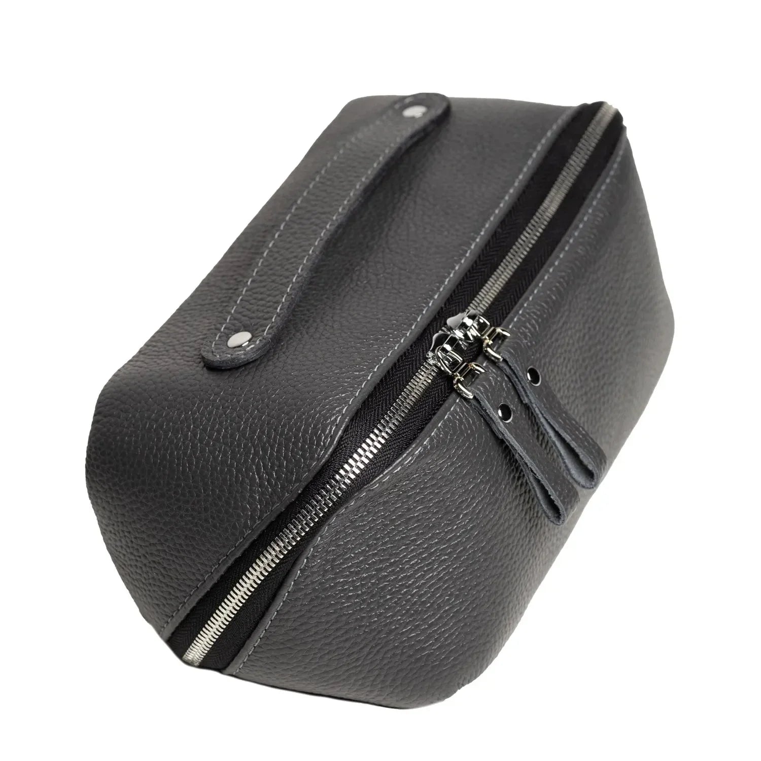 Full Grain Leather Cosmetic Bag β Travel Makeup Organizer | BeautyBox