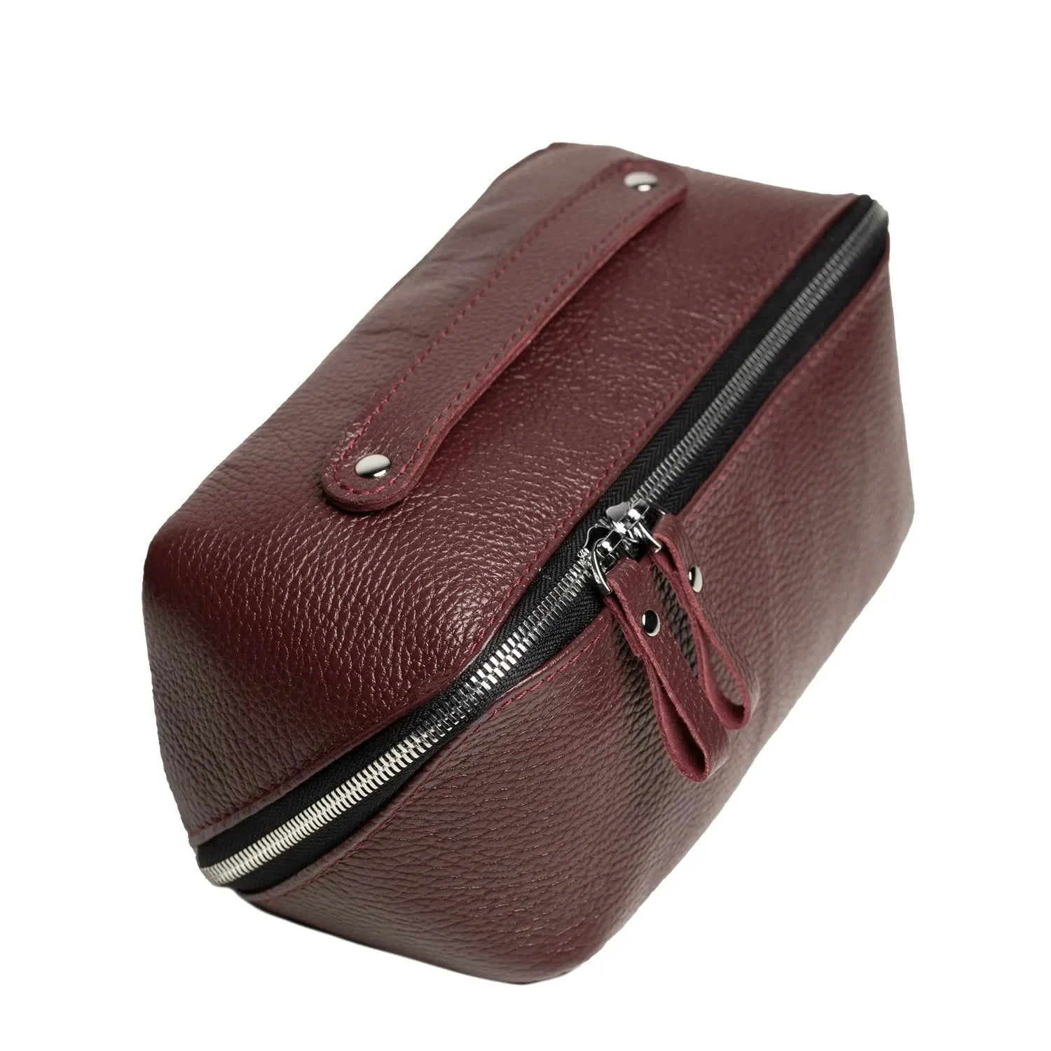 Full Grain Leather Cosmetic Bag β Travel Makeup Organizer | BeautyBox