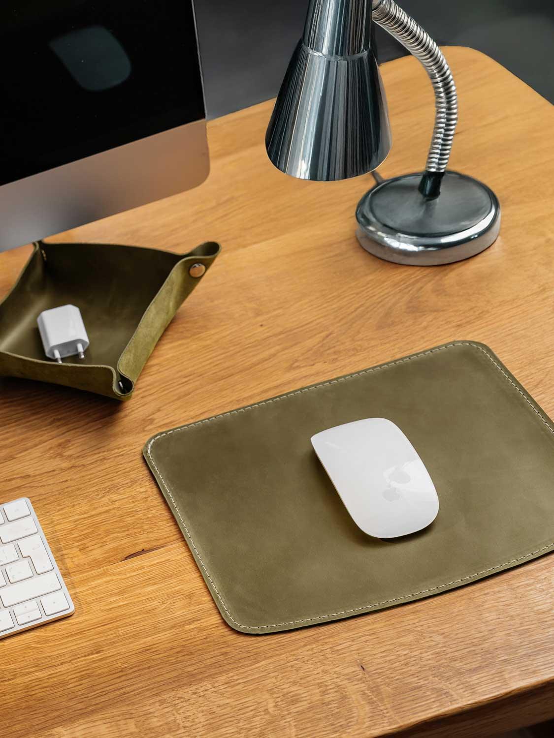 Crazy Horse Leather Mousepad – Matte & Durable