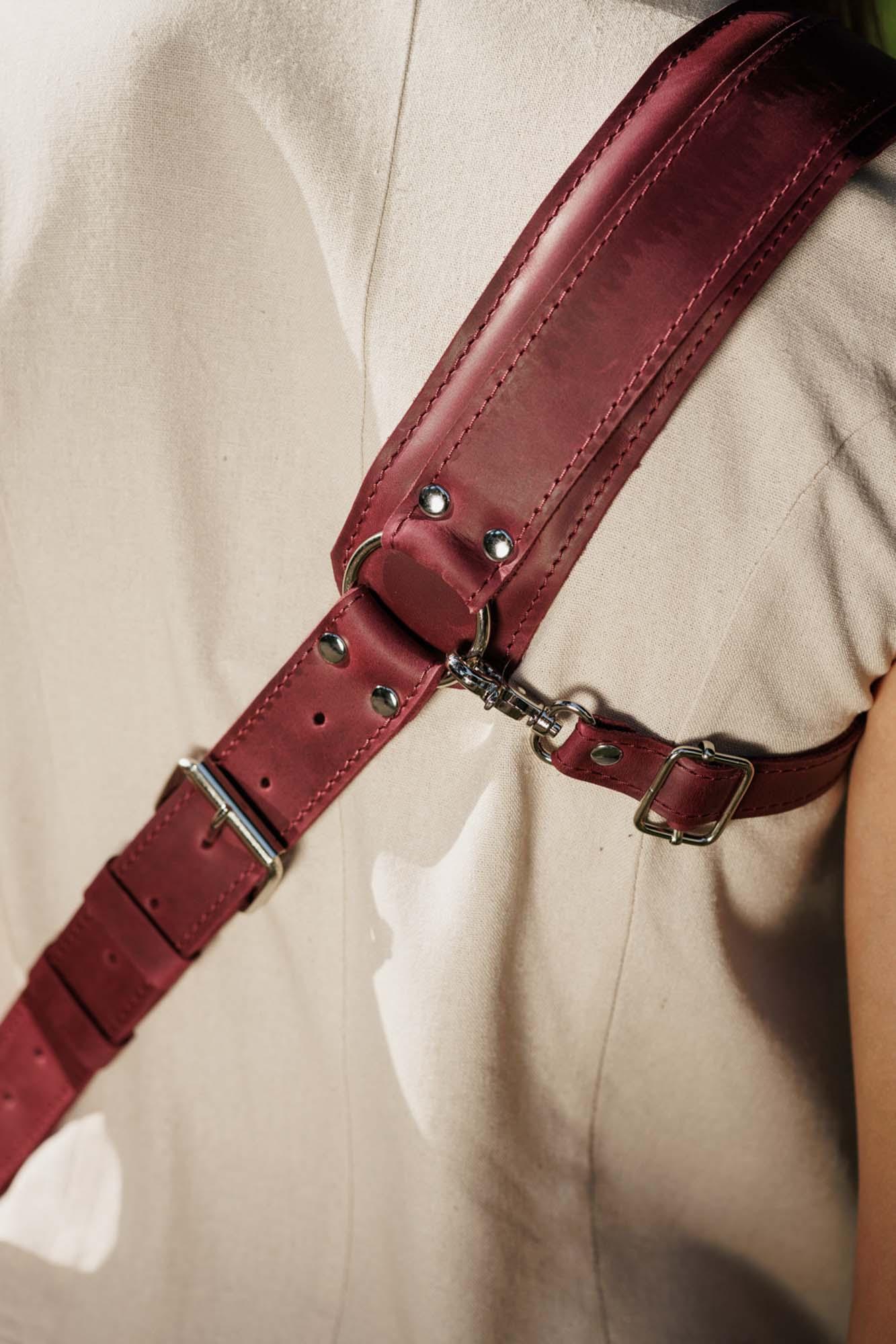 Leather Camera Harness – Adjustable Single Strap | Mono