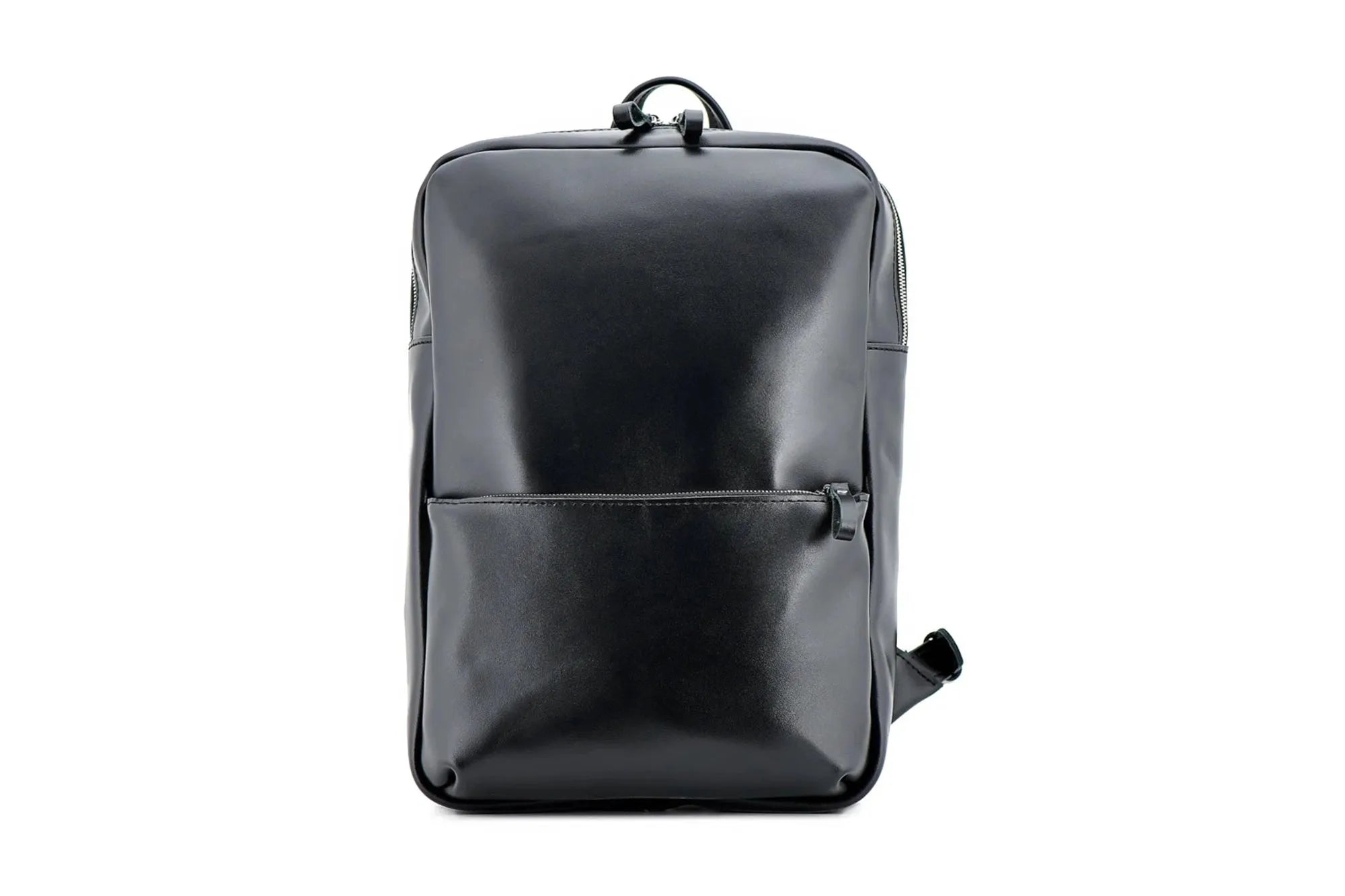 Leather Backpack for Laptop - Nomad | Black - Wenderfarer