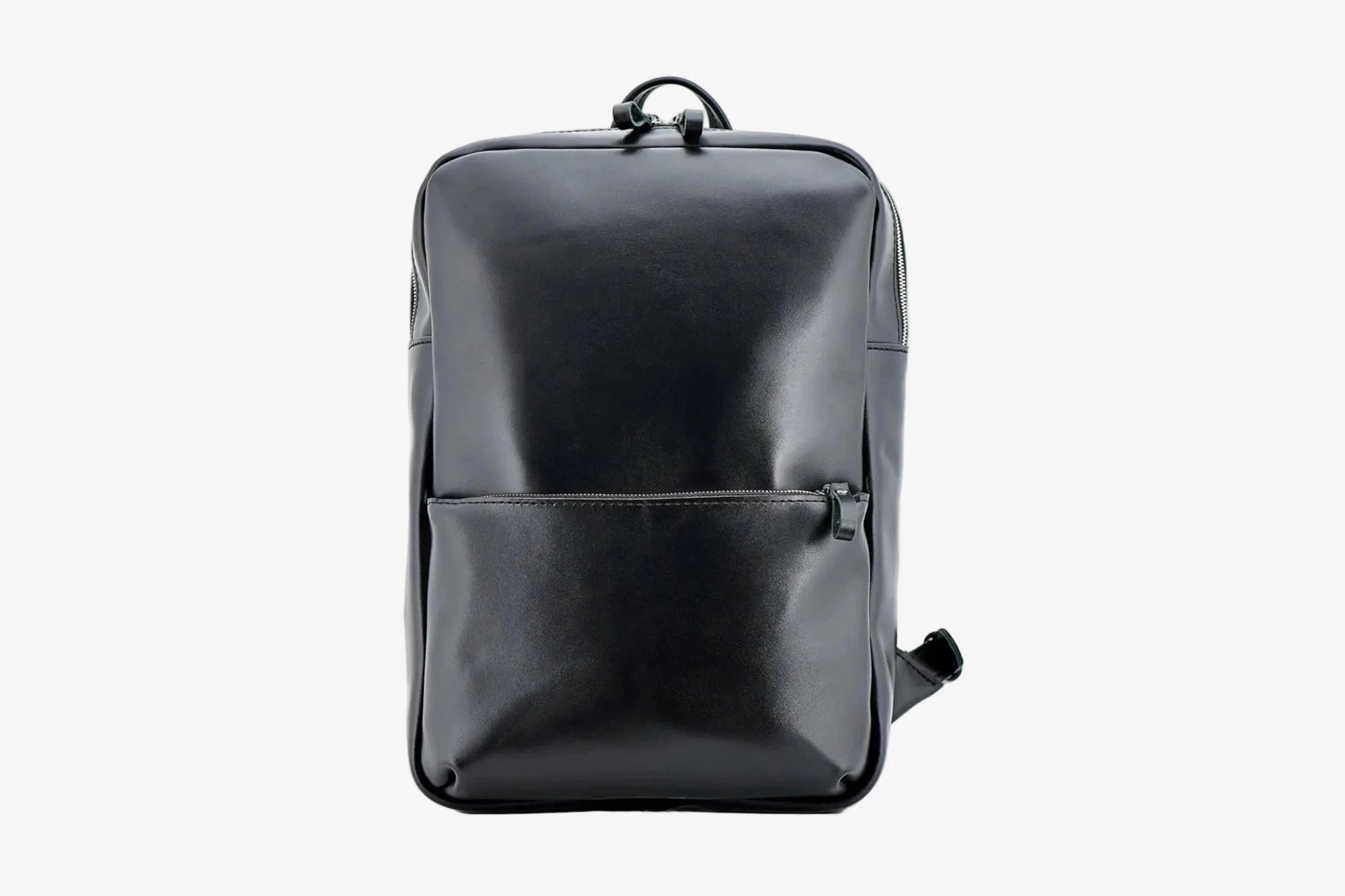 Leather Backpack for Laptop - Nomad | Black - Wenderfarer