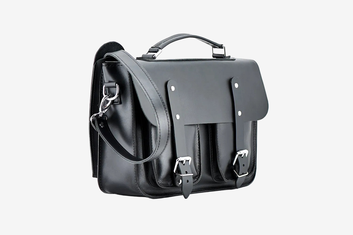 Leather Satchel Bag for Men – Work & Laptop Briefcase | Barrister
