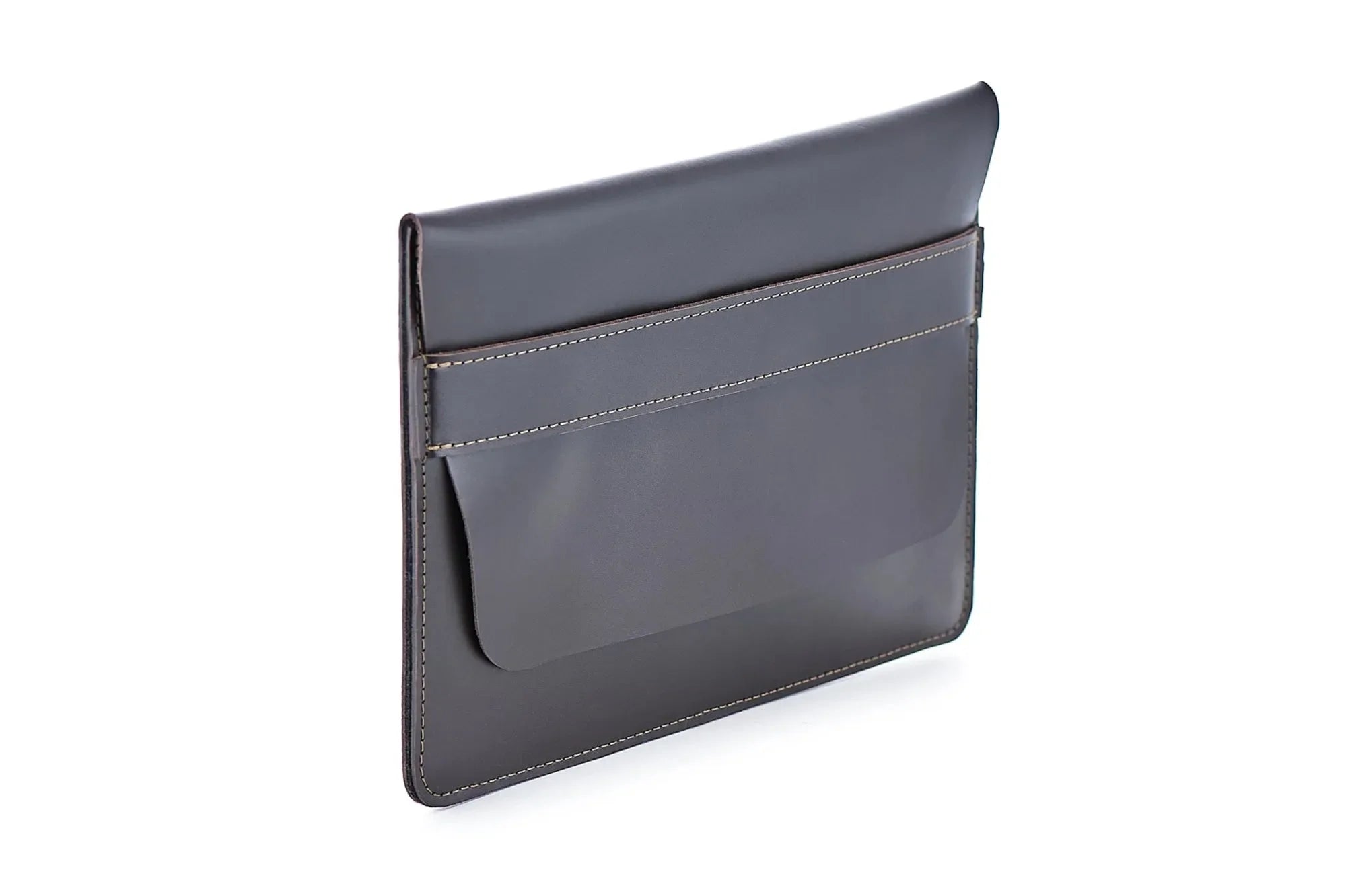 Timeless Leather MacBook Sleeve – All Sizes with Felt Lining
