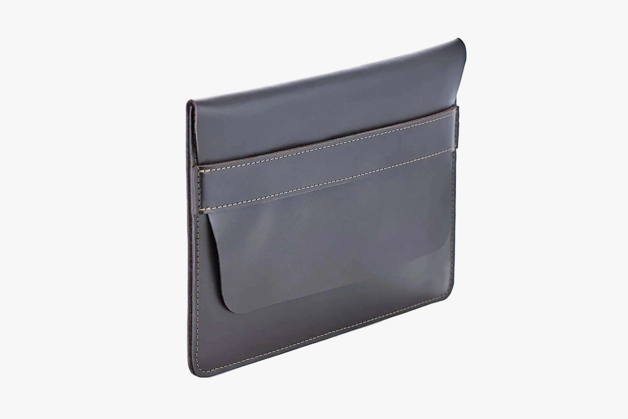Timeless Leather MacBook Sleeve – All Sizes with Felt Lining